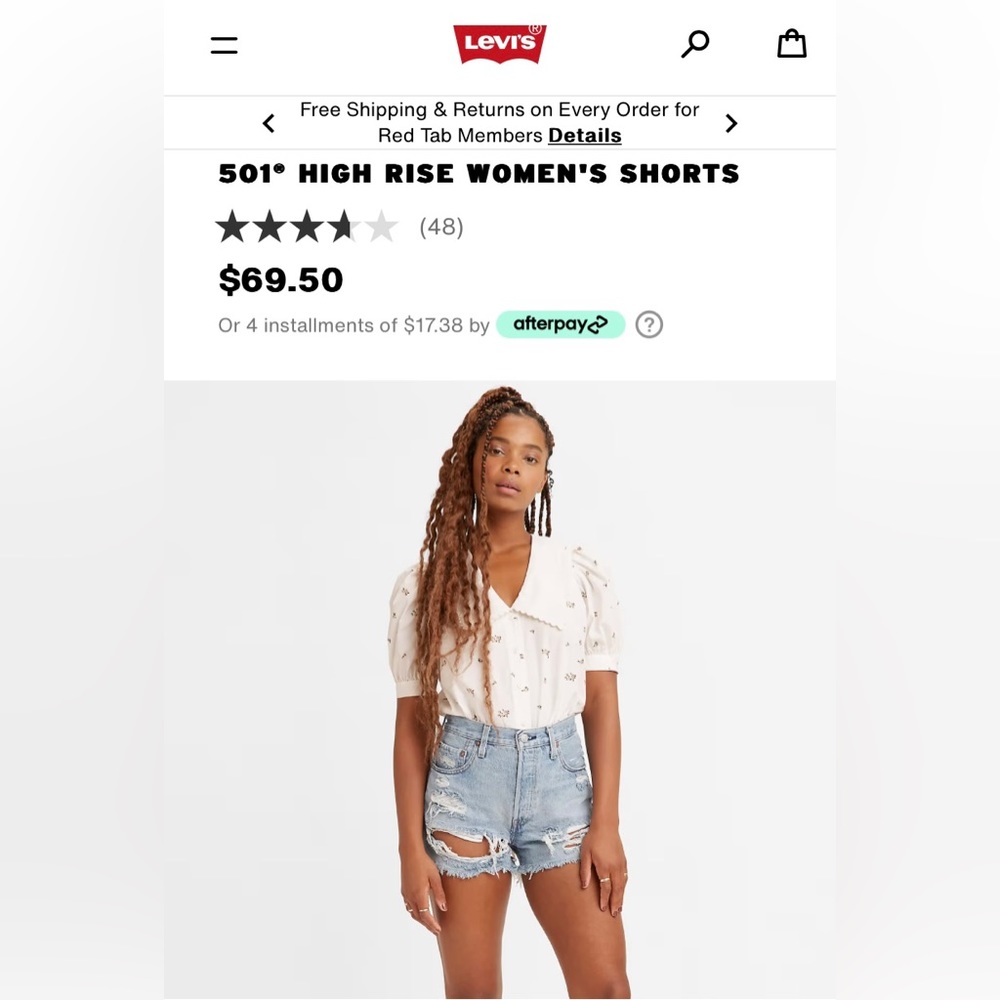 Levi’s 501 Women’s Shorts